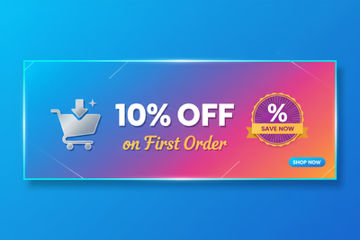 10% OFF ON FIRST PURCHASE