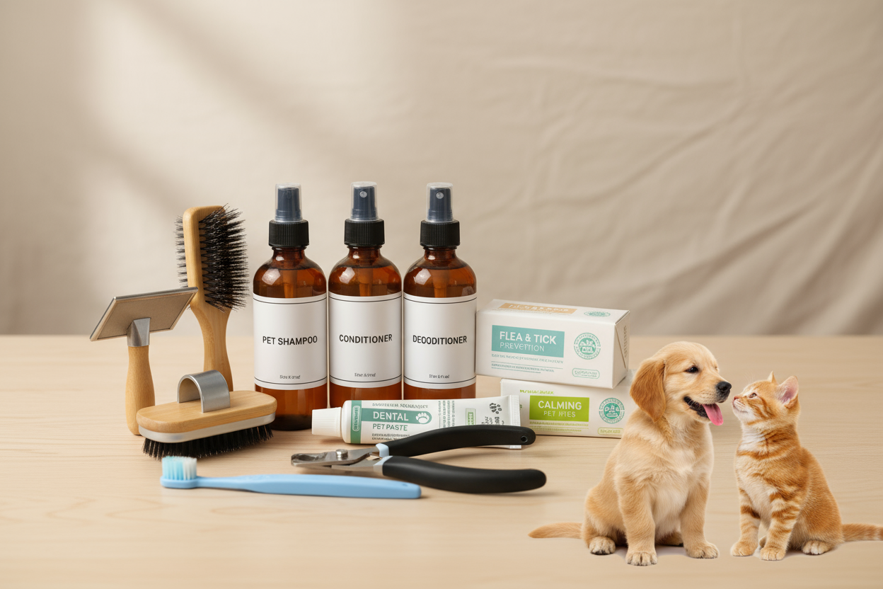 show small picture of dog and cat also in this image